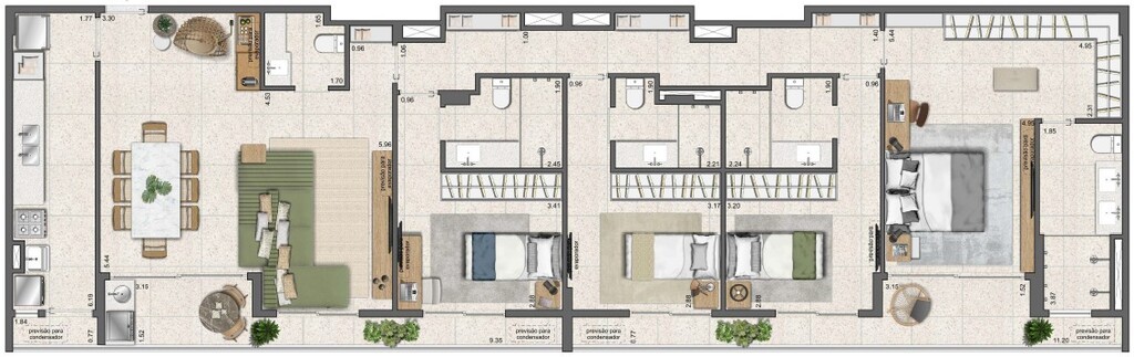 Conheça Planta 13 - 4 dorm 155 08m² - do imóvel - Studio à venda Rua Marquês de São Vicente, Gávea, Rio de Janeiro - R$ 895.000 - 0000005 - 39 Planta 13 - 4 dorm 155 08m² - - 39