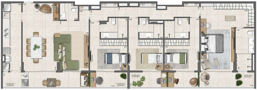 Conheça Planta 14 - 4 dorm 169 30m² - do imóvel - Studio à venda Rua Marquês de São Vicente, Gávea, Rio de Janeiro - R$ 895.000 - 0000005 - 40 Planta 14 - 4 dorm 169 30m² - - 40