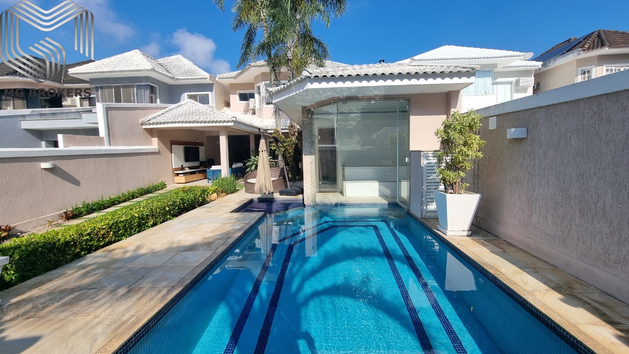 Conheça Vista Frontal do imóvel - Casa em Condomínio à venda Rua Orlando Madeira de Lei, Recreio dos Bandeirantes, Rio de Janeiro - R$ 2.850.000 - CC0333 - 2 Vista Frontal - 2