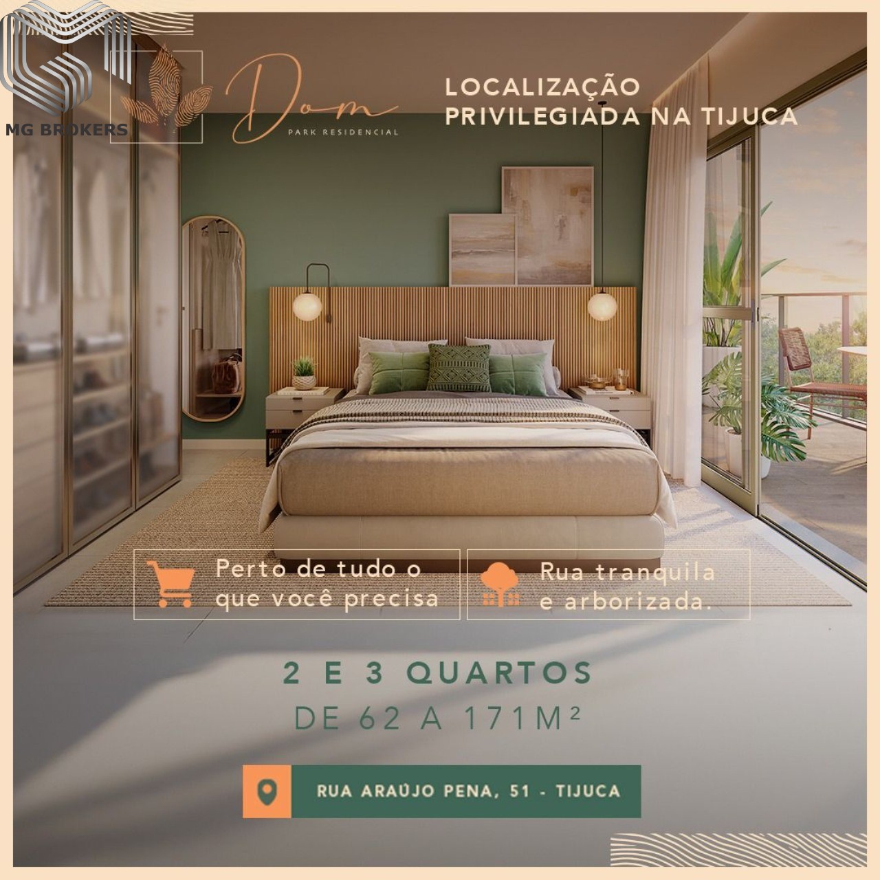 Conheça Foto 02 do imóvel - Apartamento à venda Rua Araújo Pena, Tijuca, Rio de Janeiro - R$ 698.000 - DOMPARKTIJ - 2 Foto 02 - 2