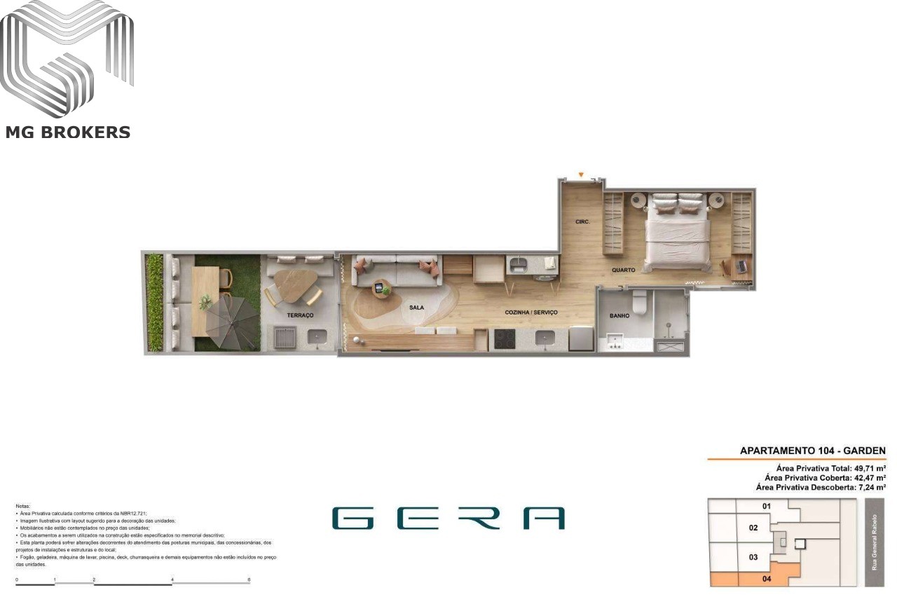 Conheça Foto 31 do imóvel - Apartamento à venda Rua General Rabelo, Gávea, Rio de Janeiro - R$ 822.800 - GERAGAVEA - 15 Foto 31 - 15