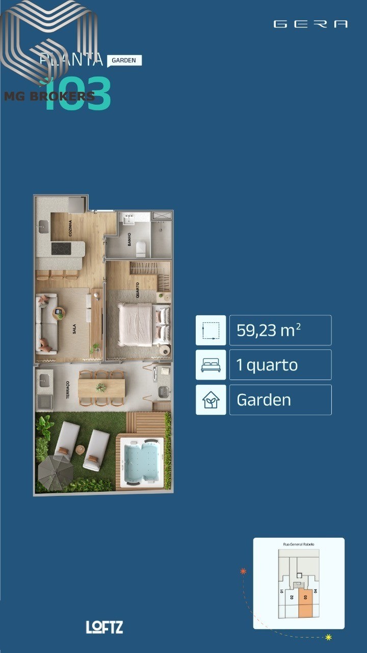 Conheça Foto 21 do imóvel - Apartamento à venda Rua General Rabelo, Gávea, Rio de Janeiro - R$ 822.800 - GERAGAVEA - 20 Foto 21 - 20