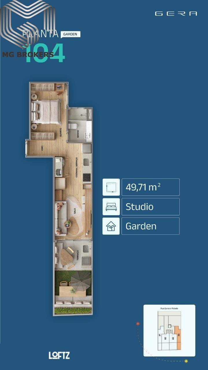 Conheça Foto 22 do imóvel - Apartamento à venda Rua General Rabelo, Gávea, Rio de Janeiro - R$ 822.800 - GERAGAVEA - 21 Foto 22 - 21