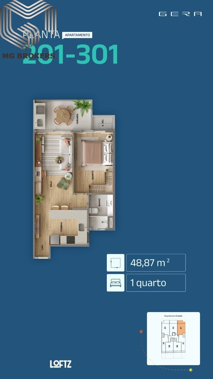 Conheça Foto 23 do imóvel - Apartamento à venda Rua General Rabelo, Gávea, Rio de Janeiro - R$ 822.800 - GERAGAVEA - 22 Foto 23 - 22