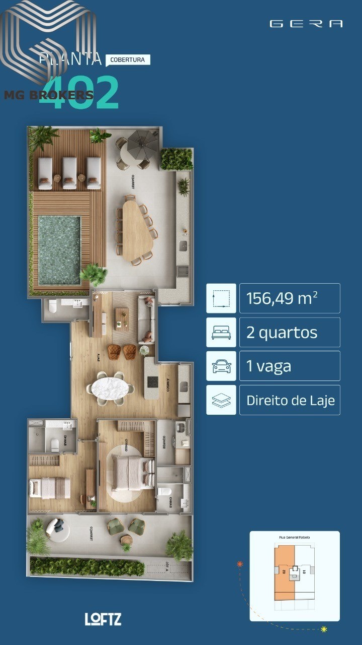 Conheça Foto 31 do imóvel - Apartamento à venda Rua General Rabelo, Gávea, Rio de Janeiro - R$ 822.800 - GERAGAVEA - 30 Foto 31 - 30