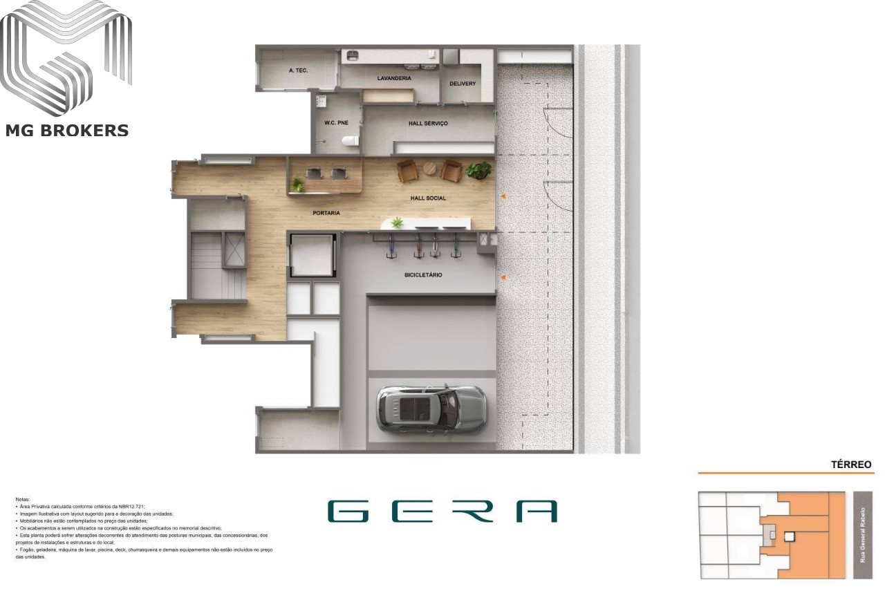 Conheça Foto 06 do imóvel - Apartamento à venda Rua General Rabelo, Gávea, Rio de Janeiro - R$ 822.800 - GERAGAVEA - 5 Foto 06 - 5