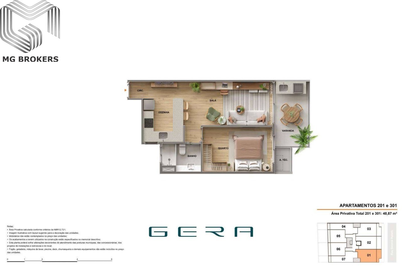 Conheça Foto 22 do imóvel - Apartamento à venda Rua General Rabelo, Gávea, Rio de Janeiro - R$ 822.800 - GERAGAVEA - 6 Foto 22 - 6