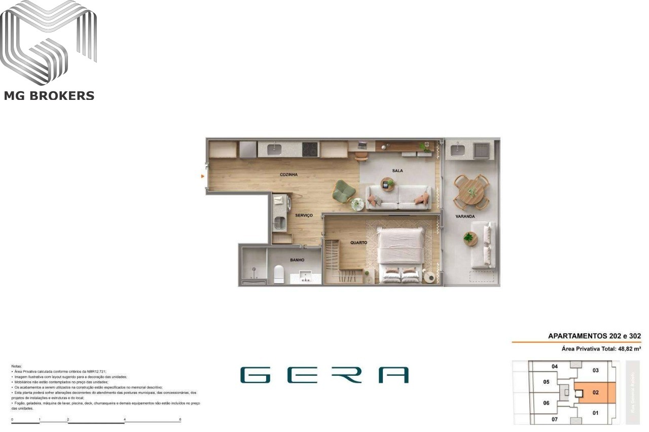 Conheça Foto 23 do imóvel - Apartamento à venda Rua General Rabelo, Gávea, Rio de Janeiro - R$ 822.800 - GERAGAVEA - 7 Foto 23 - 7