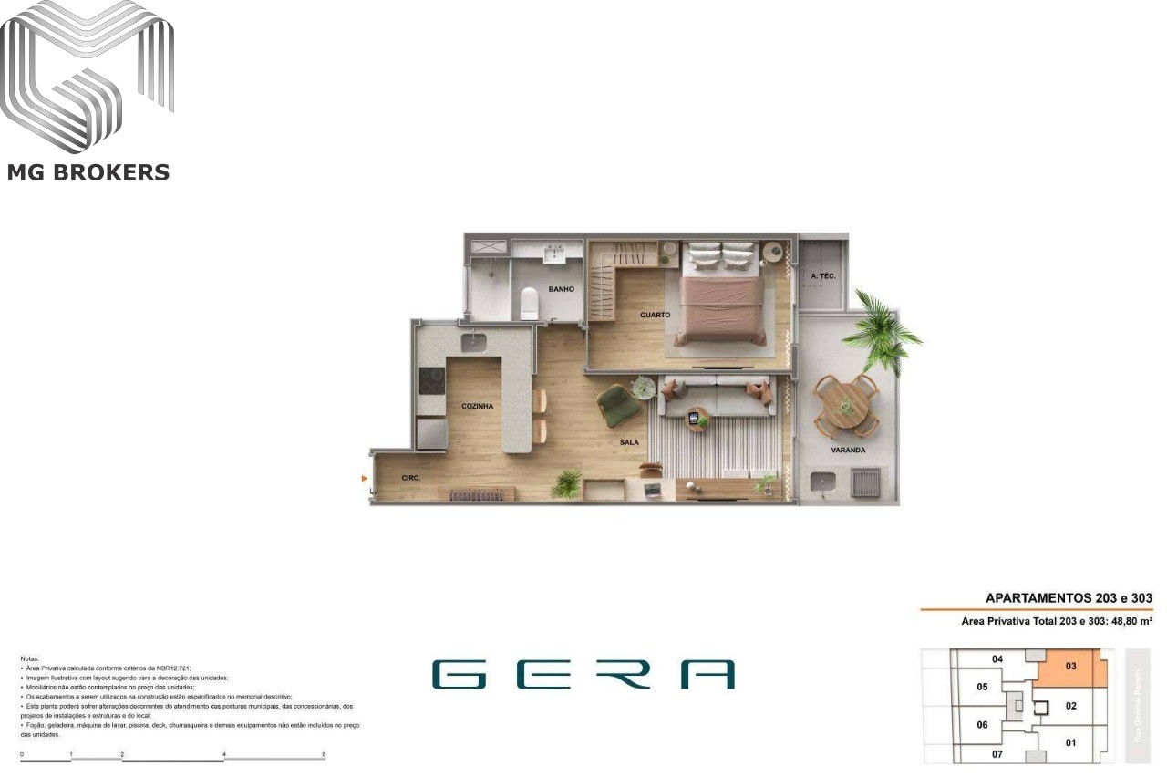 Conheça Foto 24 do imóvel - Apartamento à venda Rua General Rabelo, Gávea, Rio de Janeiro - R$ 822.800 - GERAGAVEA - 8 Foto 24 - 8