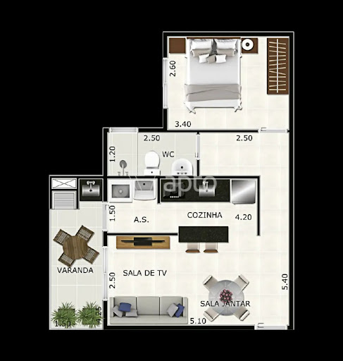 Conheça WhatsAppImage20250328at121161 do imóvel - Apartamento 1 quarto à venda Ubatuba,SP - R$ 500.000 - IMOB395 - 5 WhatsAppImage20250328at121161 - 5