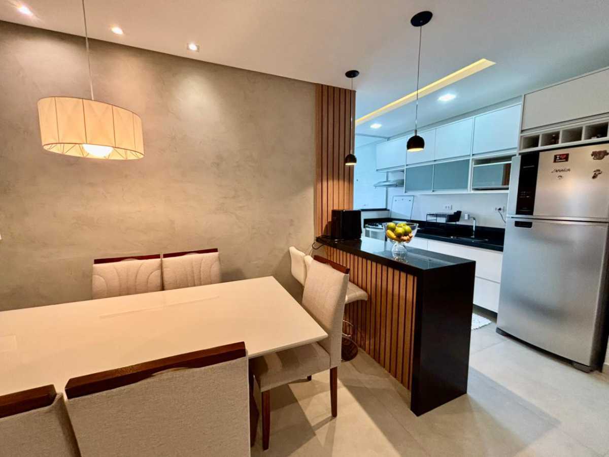 Conheça Sala de jantar e cozinha do imóvel - Apartamento 2 quartos à venda Ubatuba,SP - R$ 750.000 - MRAP20010 - 2 Sala de jantar e cozinha - 2