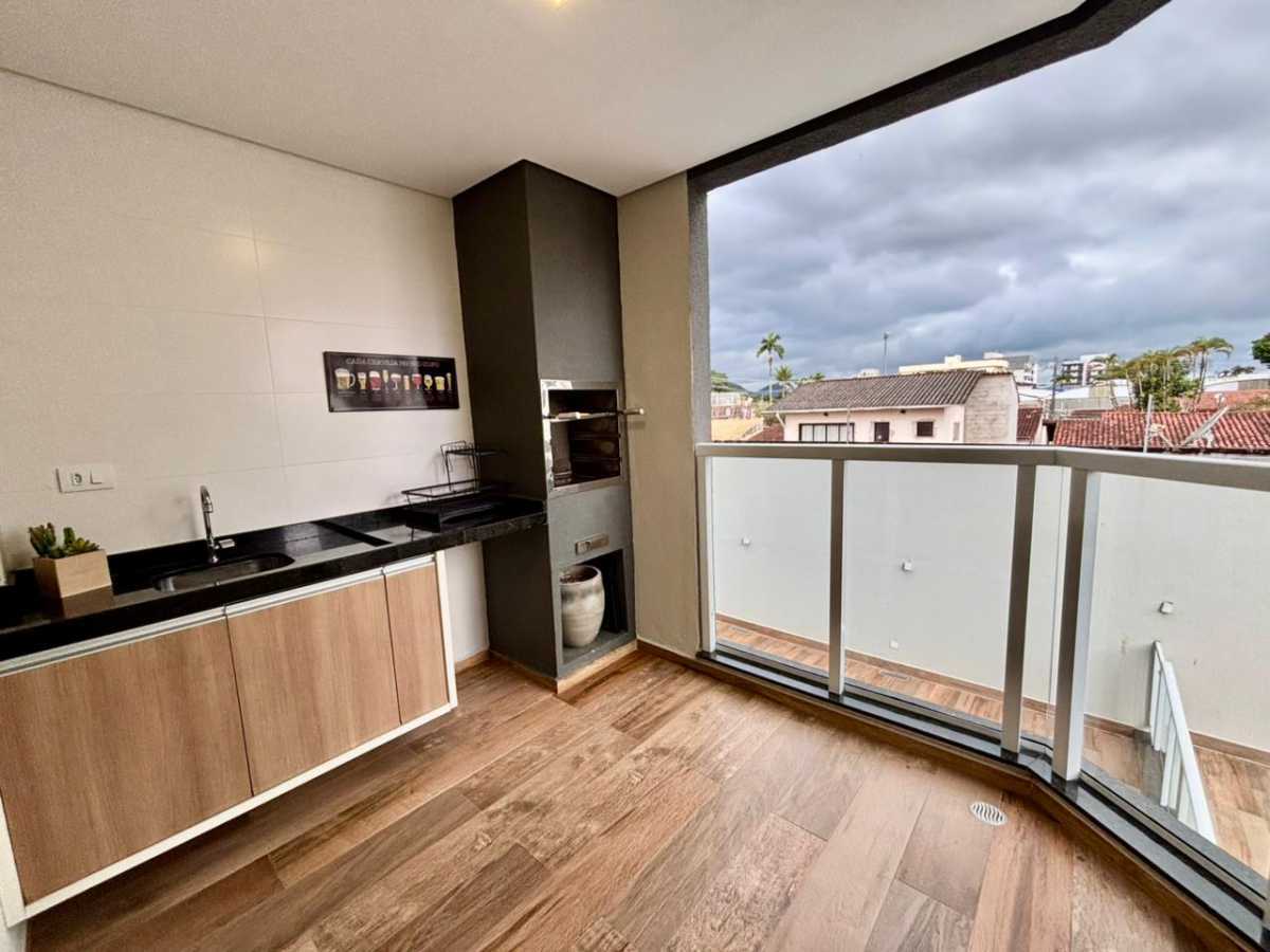 Conheça Varanda gourmet do imóvel - Apartamento 2 quartos à venda Ubatuba,SP - R$ 750.000 - MRAP20010 - 11 Varanda gourmet - 11