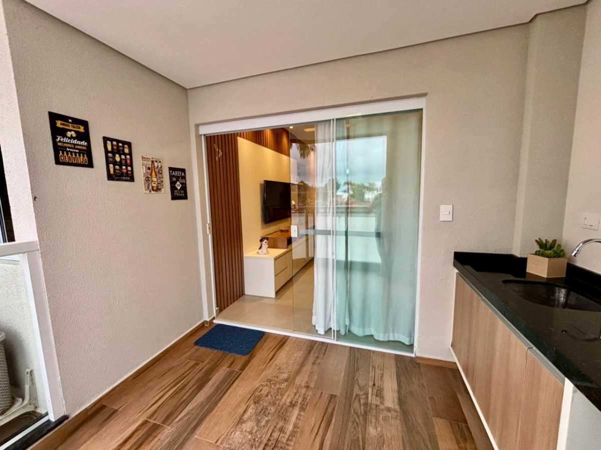 Conheça Varanda gourmet do imóvel - Apartamento 2 quartos à venda Ubatuba,SP - R$ 750.000 - MRAP20010 - 13 Varanda gourmet - 13