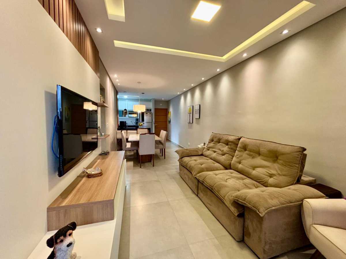 Conheça Sala de estar do imóvel - Apartamento 2 quartos à venda Ubatuba,SP - R$ 750.000 - MRAP20010 - 4 Sala de estar - 4