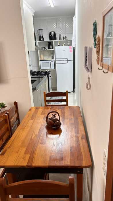 Conheça sala de jantar do imóvel - Apartamento 2 quartos à venda Ubatuba,SP - R$ 460.000 - MRAP20027 - 5 sala de jantar - 5