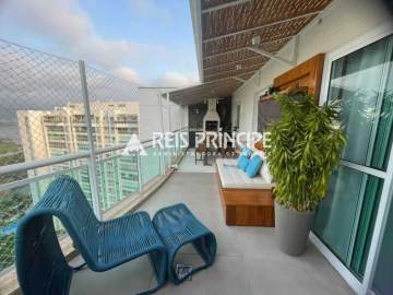 Ótima localização - COBERTURA LINEAR COM 2 SUÍTES A VENDA NA BARRA DA TIJUCA - PENÍNSULA - CO0219