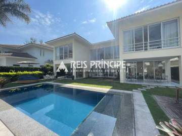 MAGNÍFICA CASA COM 5 QUARTOS SENDO 4 SUÍTES PARA ALUGAR NA BARRA DA TIJUCA | CONDOMÍNIO WIMBLEDON PARK - CA0634