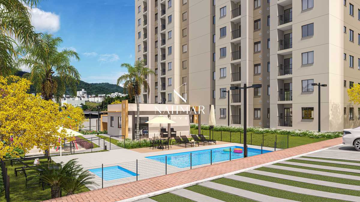 Conheça ROTTAS_Vega Jaragua - Piscina do imóvel - Apartamento 2 quartos à venda Jaraguá Esquerdo, Jaraguá do Sul - R$ 364.940 - NHAP20016 - 5 ROTTAS_Vega Jaragua - Piscina - 5
