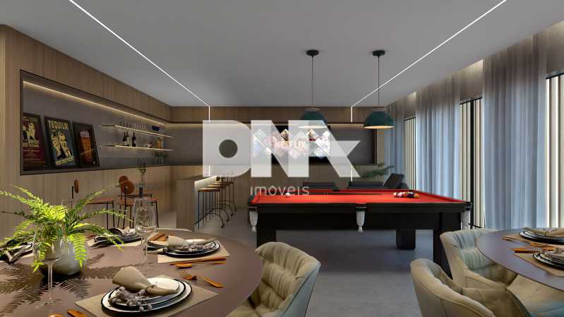 Conheça Residencial Góis 44_Salão de do imóvel - Cobertura 3 quartos à venda Botafogo, Rio de Janeiro - R$ 3.148.897 - NBCO30425 - 21 Residencial Góis 44_Salão de - 21