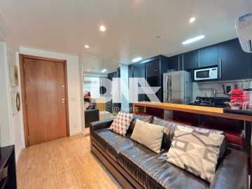 Oportunidade - Flat à venda Avenida General San Martin, Leblon, Rio de Janeiro - R$ 1.550.000 - LEFL10032