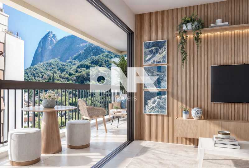 Conheça hum_20_varanda_-_8_pav_bl03_re do imóvel - Apartamento 2 quartos à venda Humaitá, Rio de Janeiro - R$ 1.423.729 - NBAP24776 - 17 hum_20_varanda_-_8_pav_bl03_re - 17