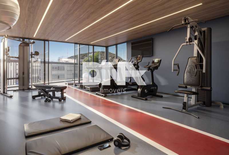 Conheça hum_15_academia_-_cob_bl01_rev do imóvel - Apartamento 2 quartos à venda Humaitá, Rio de Janeiro - R$ 1.287.015 - NBAP24790 - 11 hum_15_academia_-_cob_bl01_rev - 11