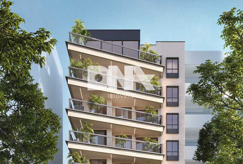 Conheça hum_01_fachada_diurna_rev_03_0 do imóvel - Apartamento 2 quartos à venda Humaitá, Rio de Janeiro - R$ 1.418.679 - NBAP24791 - 2 hum_01_fachada_diurna_rev_03_0 - 2