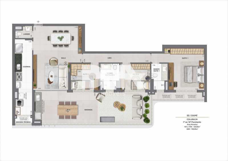 Conheça c281a6d8-76b9-4973-b3cb-97b543 do imóvel - Apartamento à venda Barra da Tijuca, Rio de Janeiro - R$ 2.372.560 - JOAP00297 - 16 c281a6d8-76b9-4973-b3cb-97b543 - 16