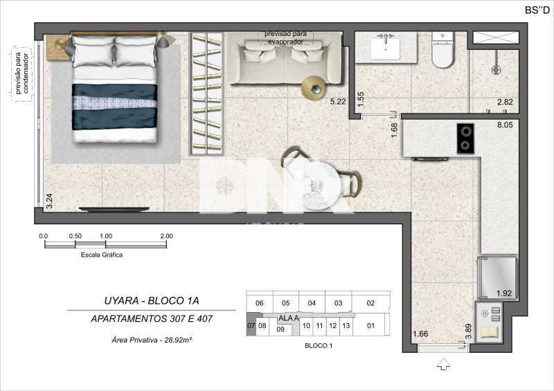 Conheça 1d638c0e-763e-462d-8325-097e3c do imóvel - Studio à venda Gávea, Rio de Janeiro - R$ 800.000 - NIST00037 - 3 1d638c0e-763e-462d-8325-097e3c - 3