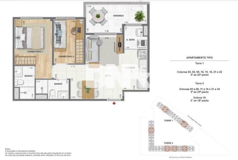 Apartamento 2 quartos à venda Santo Cristo, Rio de Janeiro - R$ 570.000 - CTAP21294