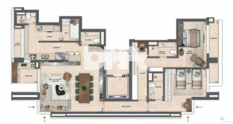 Apartamento à venda Avenida das Américas, Barra da Tijuca, Rio de Janeiro - R$ 2.930.000 - NSAP22628