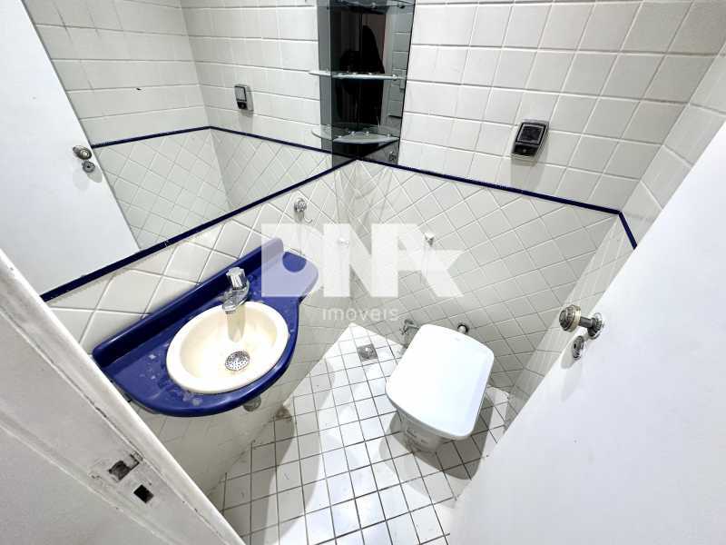 Conheça lavabo do imóvel - Apartamento 3 quartos à venda Copacabana, Rio de Janeiro - R$ 1.550.000 - NSAP33889 - 16 lavabo - 16