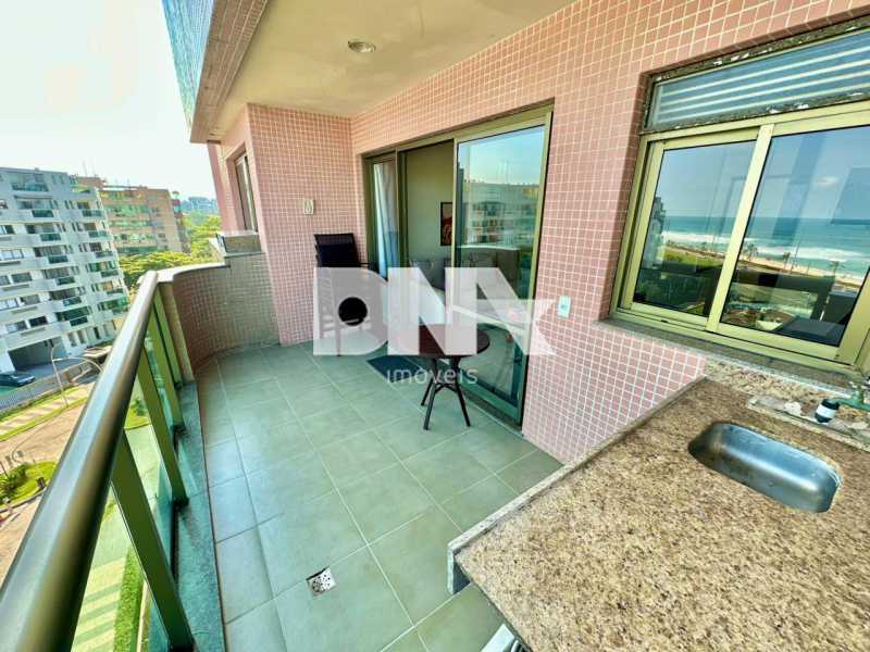 Ótima localização - Apartamento à venda Avenida Lúcio Costa, Barra da Tijuca, Rio de Janeiro - R$ 1.200.000 - NBAP12645