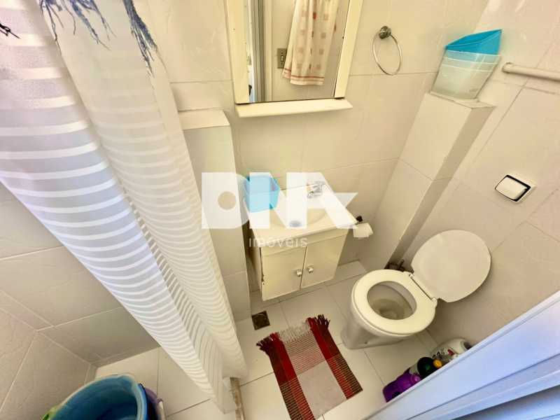 Conheça Banheiro de serviço do imóvel - Apartamento 3 quartos à venda Botafogo, Rio de Janeiro - R$ 1.300.000 - NBAP35483 - 30 Banheiro de serviço - 30