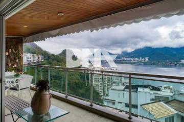 Vista Panorâmica para Lagoa / Varanda / 4 vagas - NIAP32841