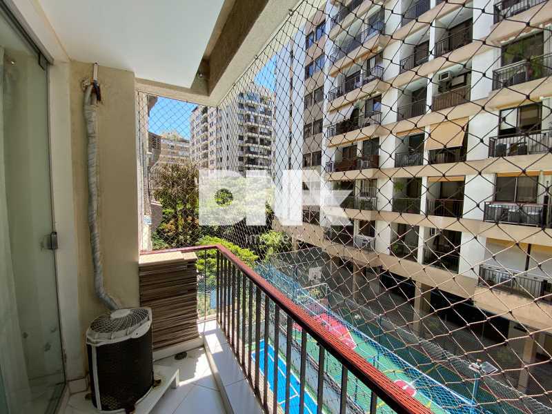 Conheça varanda do imóvel - Apartamento em rua tranquila na Gávea - NIAP32957 - 16 varanda - 16