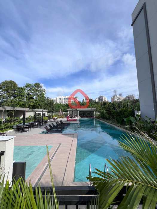piscina com deck. - 17
