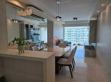 Ótima localização - Lindo apartamento 3Q no Bora Bora Mobiliado Barra da Tijuca - BTAP30042