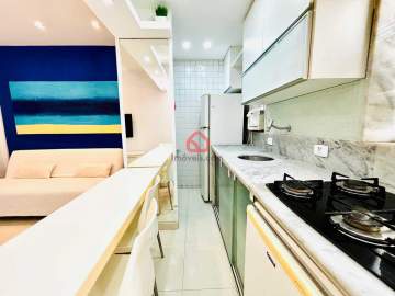 Ótima localização - Flat na Orla da Barra da Tijuca em condomínio com Infraestrutura de Lazer - BTAP10010