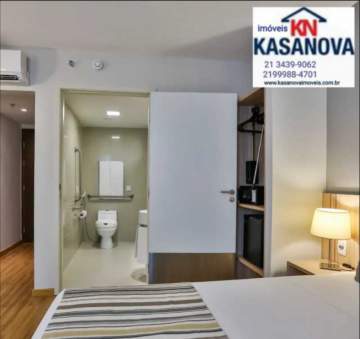 Flat 1 quarto à venda Centro, Rio de Janeiro - R$ 400.000 - KFFL10010