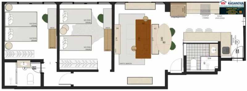 Conheça 1000141081 do imóvel - Apartamento 2 quartos à venda Ipanema, Rio de Janeiro - R$ 1.890.000 - KFAP20874 - 6 1000141081 - 6