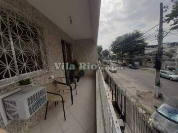 Apartamento com 80m² com varanda e dependência completa. - VAP21557