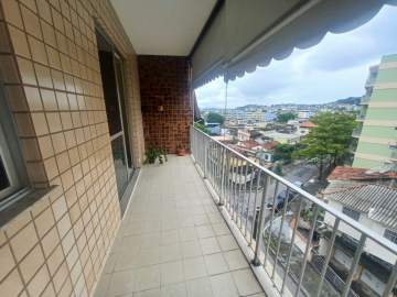 Apartamento frente com varanda, amplo e garagem. - VAP21747