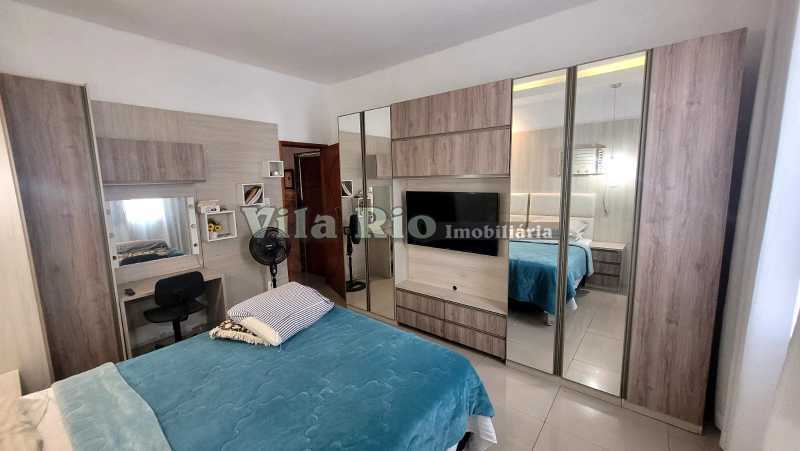 Conheça 10 Quarto 1. do imóvel - Espetacular casa duplex com piscina na Vila da Penha. - VCA40095 - 13 10 Quarto 1. - 13