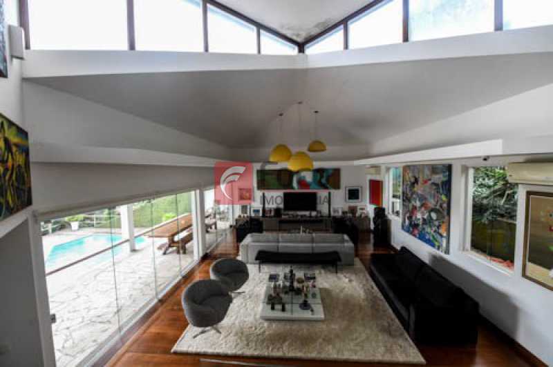 Conheça Living do imóvel - Casa em Condomínio à venda Rua Poeta Khalil Gibran, Itanhangá, Rio de Janeiro - R$ 3.800.000 - JBCN40007 - 1 Living - 1