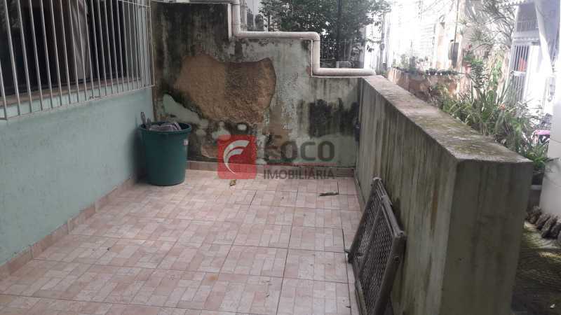 Conheça varandão frente do imóvel - Casa de Vila à venda Rua Jardim Botânico, Jardim Botânico, Rio de Janeiro - R$ 1.300.000 - JBCV20010 - 5 varandão frente - 5