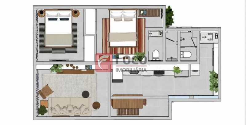 Conheça 2 do imóvel - Apartamento à venda Rua Maestro Francisco Braga, Copacabana, Rio de Janeiro - R$ 920.000 - JBAP21694 - 15 2 - 15