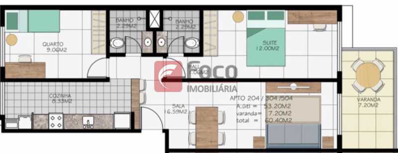 Conheça 1 do imóvel - Silencioso, Claro e arejado - JBAP21750 - 3 1 - 3