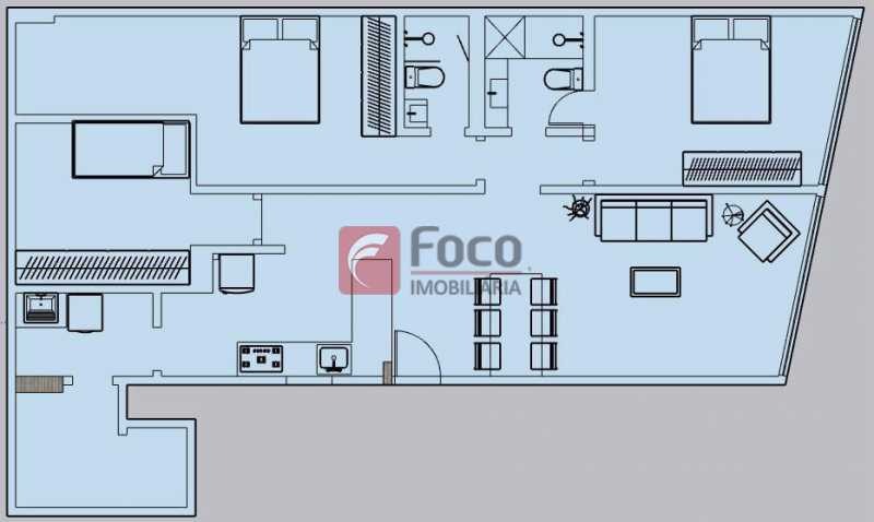Conheça 24 planta do imóvel - Uma excelente oportunidade em Copacabana. - JBAP32411 - 24 24 planta - 24