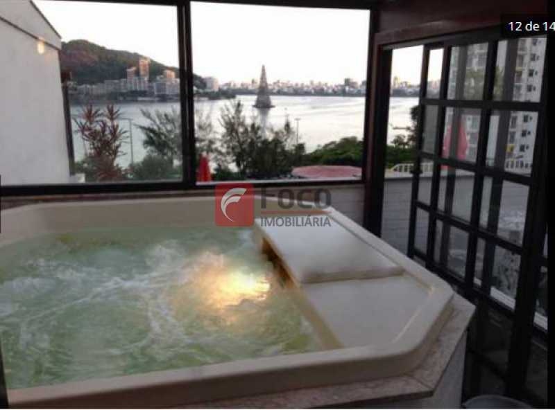 Conheça hidromassagem do imóvel - Vista livre e permanente para a Lagoa, Cristo Redentor, montanhas e muito verde! - JBCO30109 - 11 hidromassagem - 11